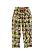 Men&#39;s Christmas Dr. Seuss The Grinch Plaid Fleece Pajama Sleep Pants - $38.99