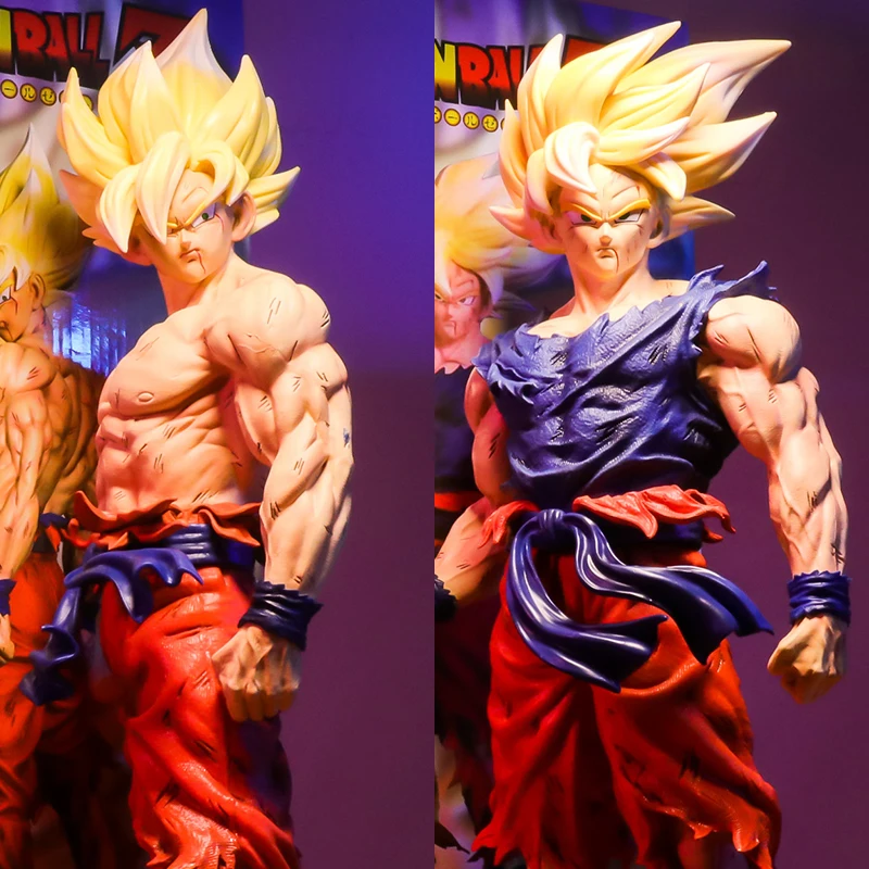 43cm Dragon Ball Z Son Goku Figure GK Super Saiyan Vegeta Action Figurin... - £60.37 GBP+