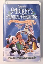 Walt Disney Mickey&#39;s Magical Christmas Snowed in At The House of Mouse VHS Tape - £4.69 GBP