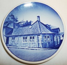 ROYAL COPENHAGEN PORCELAIN K.C.ANDERSEN&#39; HOUSE COLLECTIBLE MINIATURE PLATE - £9.02 GBP