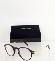 Brand New Authentic MASUNAGA Eyeglasses GMS - 816 #49 Black Gold 45mm Frame - £155.69 GBP