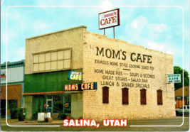 Postcard Utah Salina Mom&#39;s Cafe First Co-op Shop 1878 Grains Coffins 6 x 4 Ins. - £4.68 GBP