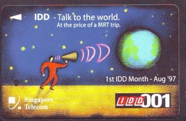 S&#39;pore Telecom IDD001 1997 S&#39;pore TransitLink Train/Bus Card - £42.27 GBP