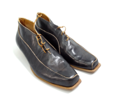 Femmes CYDWOQ Noir Dentelle Marron Talon Bobine Bas Chaussures 39.5 (9.5) - $61.79