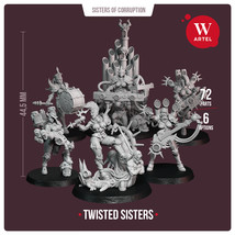 Artel W Twisted Sisters Band 28mm Miniature Sisters of Battle - £86.49 GBP