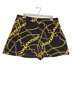 Decree Womens XL Shorts Flowy Gold Chain All Over Print Pockets Beach Fe... - $15.17