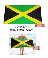 JAMAICA JAMAICAN Country Flag Banner 30x60&quot; COTT​ON BATH POOL BEACH TOWE... - €19,24 EUR