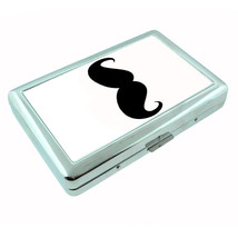 Cool Mustache D7 Silver Metal Cigarette Case RFID Protection - £13.41 GBP