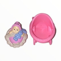 Fisher Price Little People Baby with Pink Stroller - £6.00 GBP