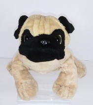 GANZ Webkinz Pug Plush Stuffed Animal Beanie HM105 No Code 8&quot; Long  - £11.68 GBP