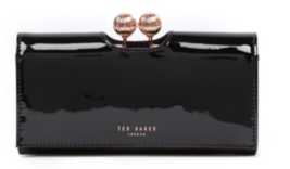 Ted Baker London Bobble Black Patent Leather Wallet - £78.52 GBP