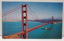 The Golden Gate Bridge Shining Like a Pearl Marino Brothers Postcard A7 - £3.12 GBP
