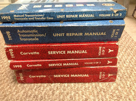 1998 Chevrolet Chevy Corvette Service Shop Repair Manual Set Factory W Unit Book - £148.74 GBP