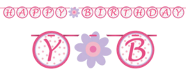 Ballerina TuTu Much Fun Circle Banner - Birthday Party Supplies - $2.60