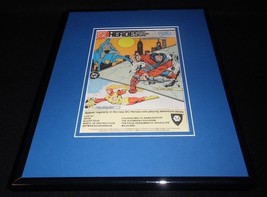 1985 DC Heroes Role Playing Game 11x14 Framed ORIGINAL Advertisement Batman - £27.58 GBP