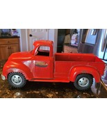 1950&#39;s Red Tonka Pressed Steel Stepside Step Side Pickup Truck Original ... - $352.53 CAD