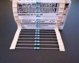 25Pcs MBB/SMA 0207 -50 1% C1 1R6 Vishay Metal Film Leaded Resistor 1.6Ohms 600mW - $4.95