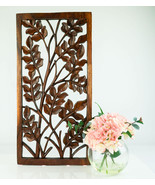 Handmade Carved Teak Wood Wall Art Decorative Sculpture Hanging Panel Sc... - $278.30 CAD
