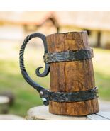 Heavy iron mug, MADE TO ORDER, Organic beer mug - $6,086.64 MXN