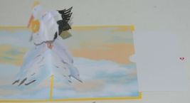 Lovepop LP2078 Stork Pop Up Slide Out Note Card White Envelope Cellophane Wrap image 4