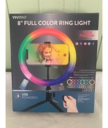 Vivitar 8 inch Full Color Ring Light Brand New Open Box. Works Great - $418.15 MXN