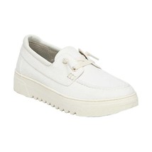 Dr. Scholls Ladies Size 6, Platform Boat Shoe, White - £23.69 GBP