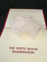 White House 3D Pop Up Card Washington DC President Biden US Government Father&#39;s - £9.01 GBP