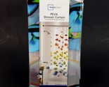 Rainbow Aquatic School Tropical Fish Clear Shower Curtain 100% PEVA 70x7... - $14.84