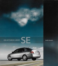 2006 Mitsubishi LANCER SE sales brochure catalog folder US 06 - $8.00