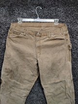 * Dickies Carpenter Jeans Men 38x32 Brown Utility Work Casual Pants - £18.00 GBP