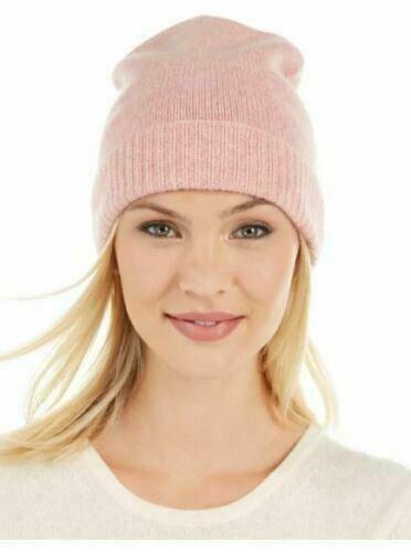 Charter Club Cashmere Cuffed Beanie Pink and 50 similar items display picture 1