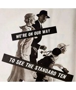 1954 Standard Ten Earls Court Motor Show Advertisement Autocar Automobil... - €21,55 EUR