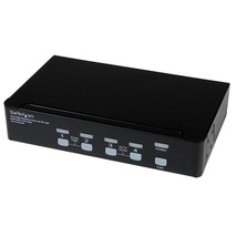 StarTech.com 4 Port High Resolution USB DVI Dual Link KVM Switch with Audio and  - $406.99