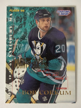 1995 Fleer Starting Lineup Bob Corkum Mighty Ducks Kenner NHL Hockey Card - £0.75 GBP