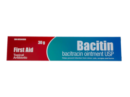 First Aid Bacitin 30g Topical Ointment prevents infections -Free Shipping - $21.29