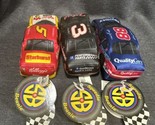 Lot Of  3 1998 Speedie Beanie Nascar Plush Toys- Car NUMBERS 3, 5, and 88 - $8.91