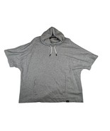 LL Bean Sweatshirt Womens Small Medium Gray Short Sleeve Active Pullover... - $12.20