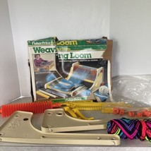 Vintage 1983 Fisher-Price FP Arts &amp; Crafts Weaving Loom Complete Box Wor... - $69.78