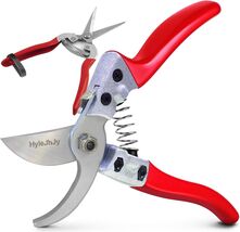 Ergonomic Stainless Steel Gardening Shears Set with Safety Features &amp; Re... - $34.60