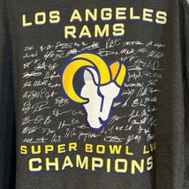 Los Angeles Rams Signature 5XL SS T-Shirt Super Bowl LVI Champions DS Fanatics - £10.45 GBP