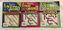 Lot of 3 Kappa Quality Find The Word Jumbo Word Find Search Puzzle Books 2021 - £14.12 GBP