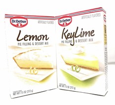 Dr. Oetker Lemon and Key Lime Pie Filling and Dessert Mixes Bundle (one ... - $9.89