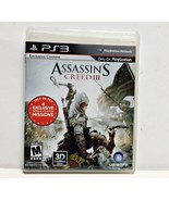 Assassin&#39;s Creed  III PS3  Manual Included Rated M17+ - £14.71 GBP