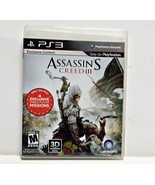 Assassin&#39;s Creed  III PS3  Manual Included Rated M17+ - £14.79 GBP