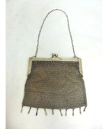 ANTIQUE ART DECO GERMAN SILVER MESH PURSE - £253.00 GBP