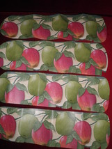 CUSTOM ~CEILING FAN CRISP RED &amp; GREEN APPLES DELICIOUS &amp; GRANNY SMITH KI... - $118.75