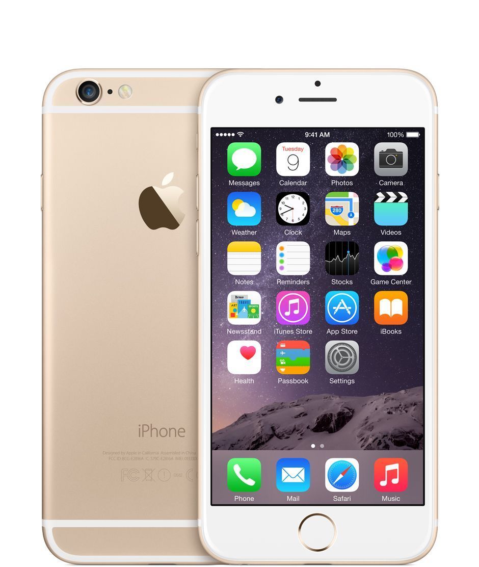apple iPhone 6 gold 1gb ram 16gb rom dual core 1.4ghz IOS 15 4g LTE smartphone