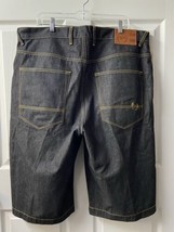 Vintage Phat Farm Denim Shorts 100% Cotton Mens Size 40 Black Dark Wash NWOT - £25.92 GBP