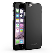 iPhone 6 Case, Thin Fit - Best Ultra Slim Hard PC Case (Jet Black)  - $9.95