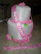 Airblown Inflatable Wedding Cake With Roses 2 Tier 3 Ft Tall Hard To Find - $99.99